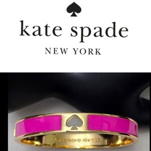 Kate Spade Enamel Hole Punch Hinge Bangle